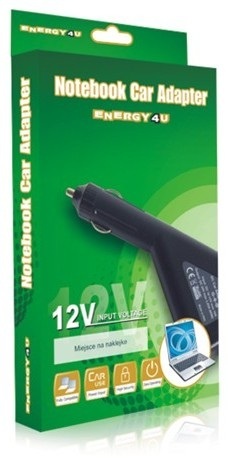 Energy4U CA08 19.5V / 3.34A (7.4x5.0mm + PIN) 66W, zasilacz samochodowy do notebooka Dell