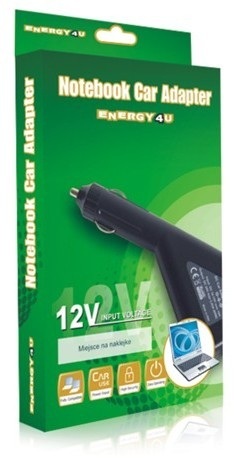 Energy4U CA05 19V / 1.58A (4.0x1.7mm) 31W, zasilacz samochodowy do notebooka HP Mini Energy4U CA05 19V / 1.58A (4.0x1.7mm) 31W, zasilacz samochodowy do notebooka HP Mini