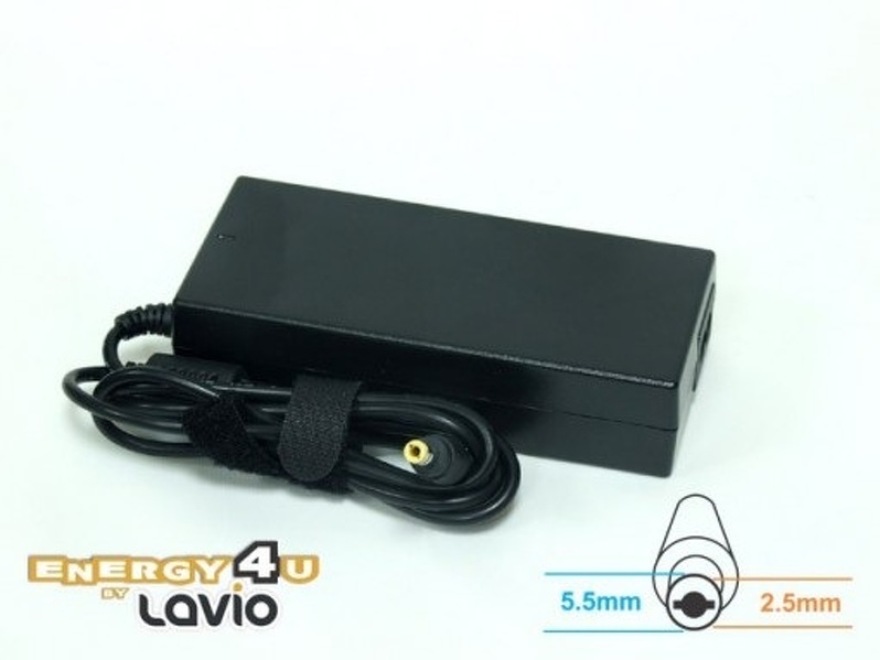 Zdjęcie produktu: Energy4U PA100 19V / 4.22A (5.5x2.5mm) 80W, zasilacz do notebooka / laptopa Fujitsu-Siemens