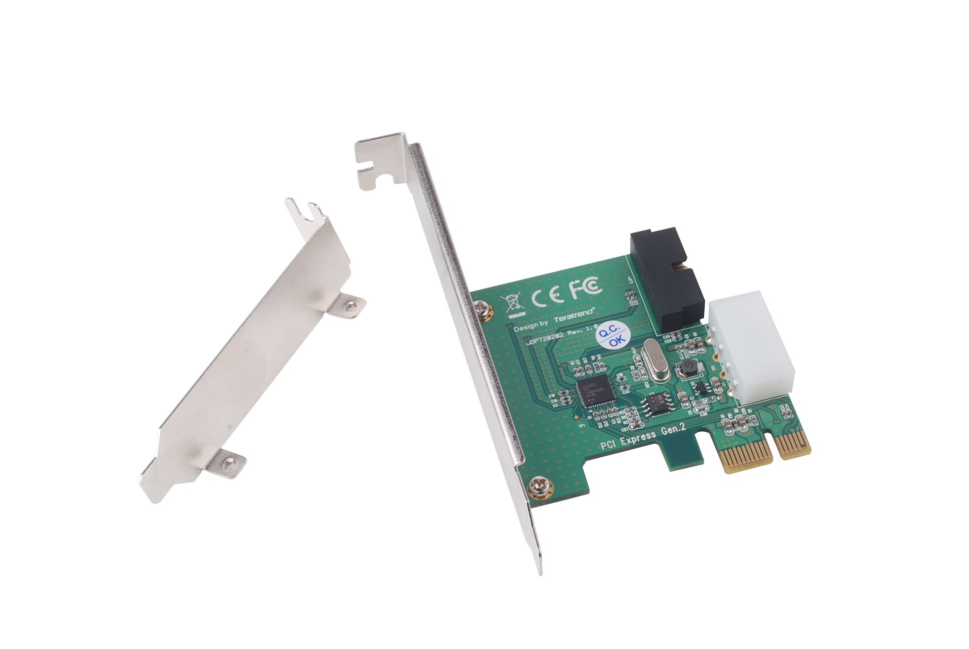 SilverStone EC03 (SST-EC03S-P) PCI express card w. USB 3.0 internal connector and Front IO