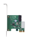 Miniatura zdjęcia: SilverStone EC03 (SST-EC03S-P) PCI express card w. USB 3.0 internal connector and Front IO