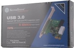 Miniatura zdjęcia: SilverStone EC03 (SST-EC03S-P) PCI express card w. USB 3.0 internal connector and Front IO