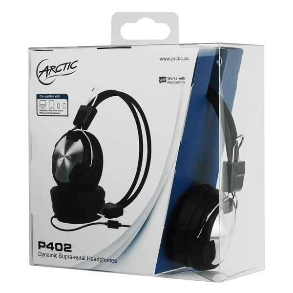 Zdjęcie produktu: Arctic P402 wygodne słuchawki z dyskretnym mikrofonem