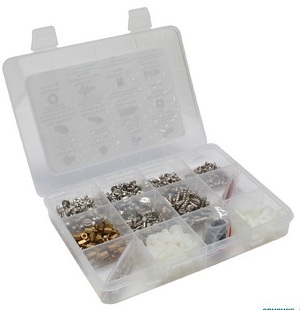Miniatura produktu: InLine 77789B - zestaw śrubek, podkładek i wkrętów komputerowych (550szt)