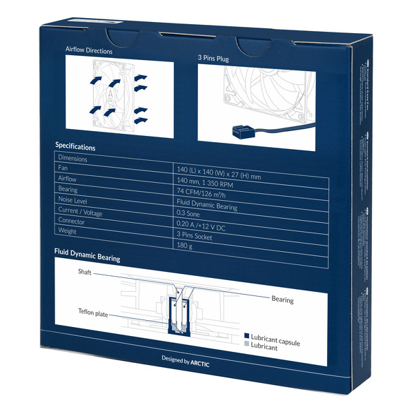 Zdjęcie produktu: Wentylator Arctic F14 140mm ACFAN00077A Zdjęcie produktu: Wentylator Arctic F14 140mm ACFAN00077A