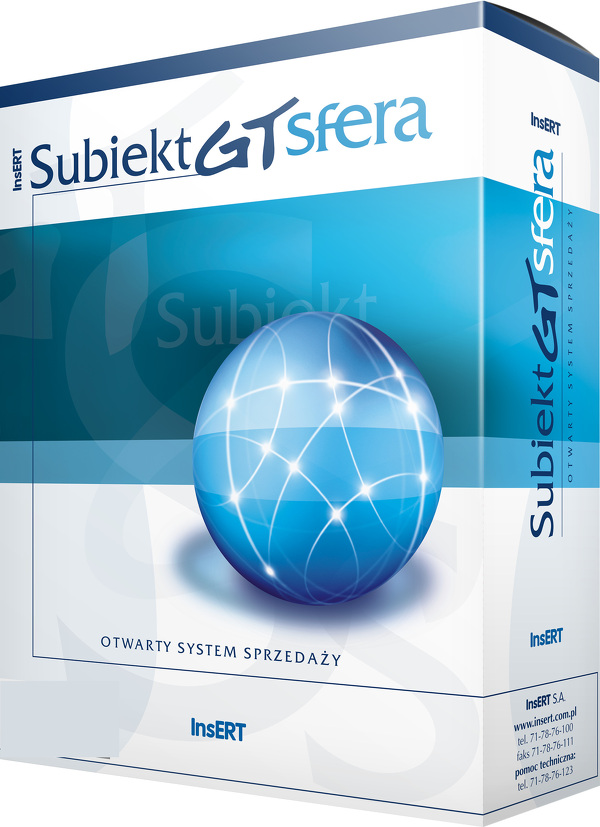 Zdjęcie produktu: InsERT Subiekt GT Sfera  (System sprzedaży)