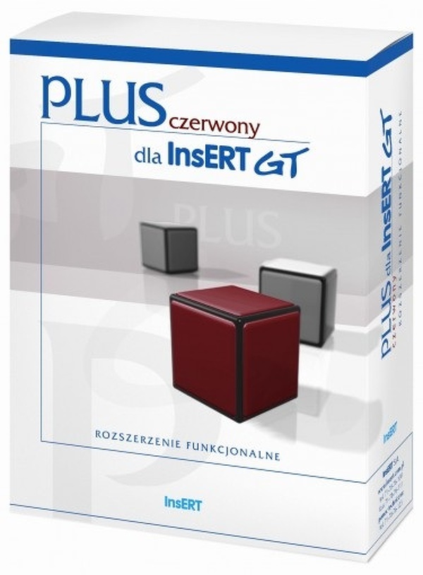 Zdjęcie produktu: InsERT czerwony Plus dla InsERT GT Zdjęcie produktu: InsERT czerwony Plus dla InsERT GT