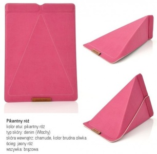 Miniatura produktu: Etui i stojak na tablet SnaB Smart Stand Sleeve Pikantny różowe
