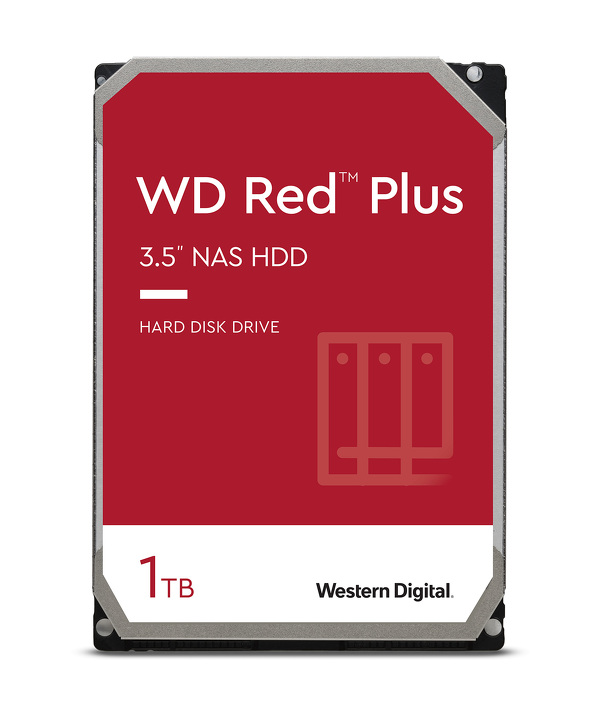 Zdjęcie produktu: Dysk WD Red Plus WD10EFRX 1TB sATA III 64MB