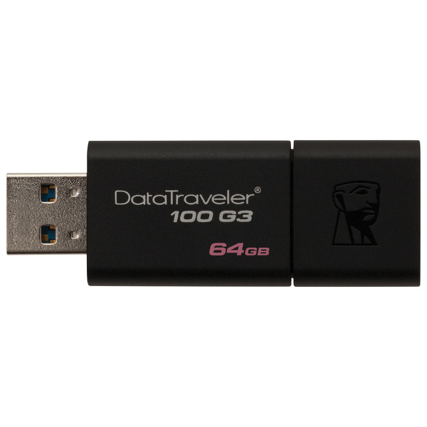 Zdjęcie produktu: Pendrive Kingston 64GB USB 3.0 DataTraveler DT100G3/64GB Zdjęcie produktu: Pendrive Kingston 64GB USB 3.0 DataTraveler DT100G3/64GB