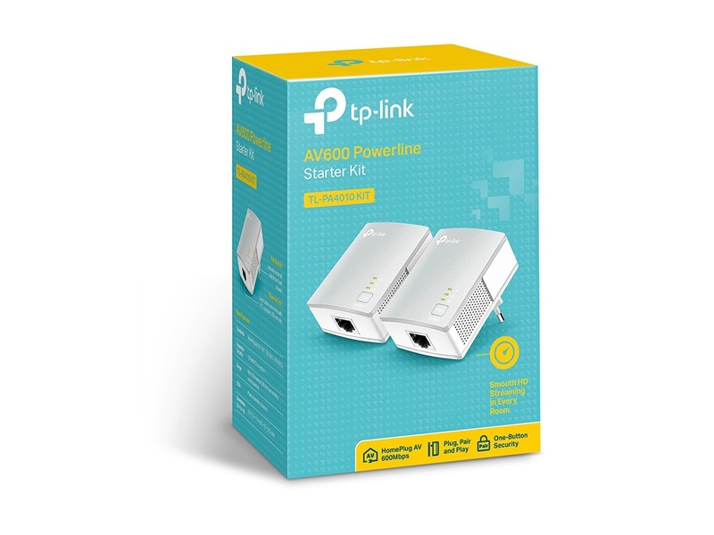 Zdjęcie produktu: TP-Link TL-PA4010 AV600 Powerline Adapter Starter Kit Zdjęcie produktu: TP-Link TL-PA4010 AV600 Powerline Adapter Starter Kit