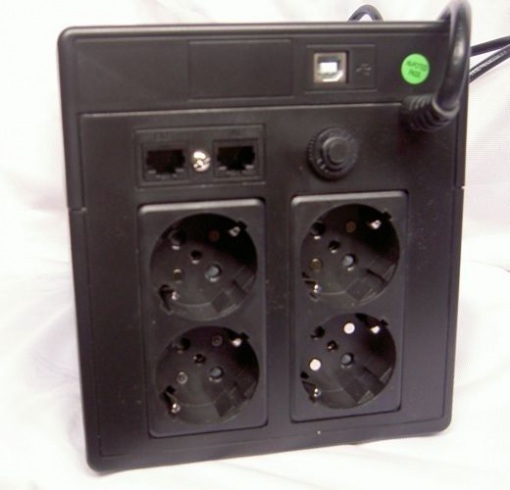 Zasilacz UPS Orvaldi 1000LED USB 1000VA 600W