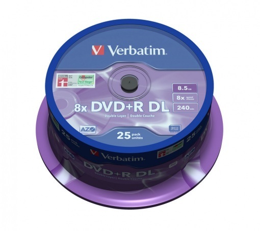 Verbatim DVD+R 8,5GB x8 25szt
