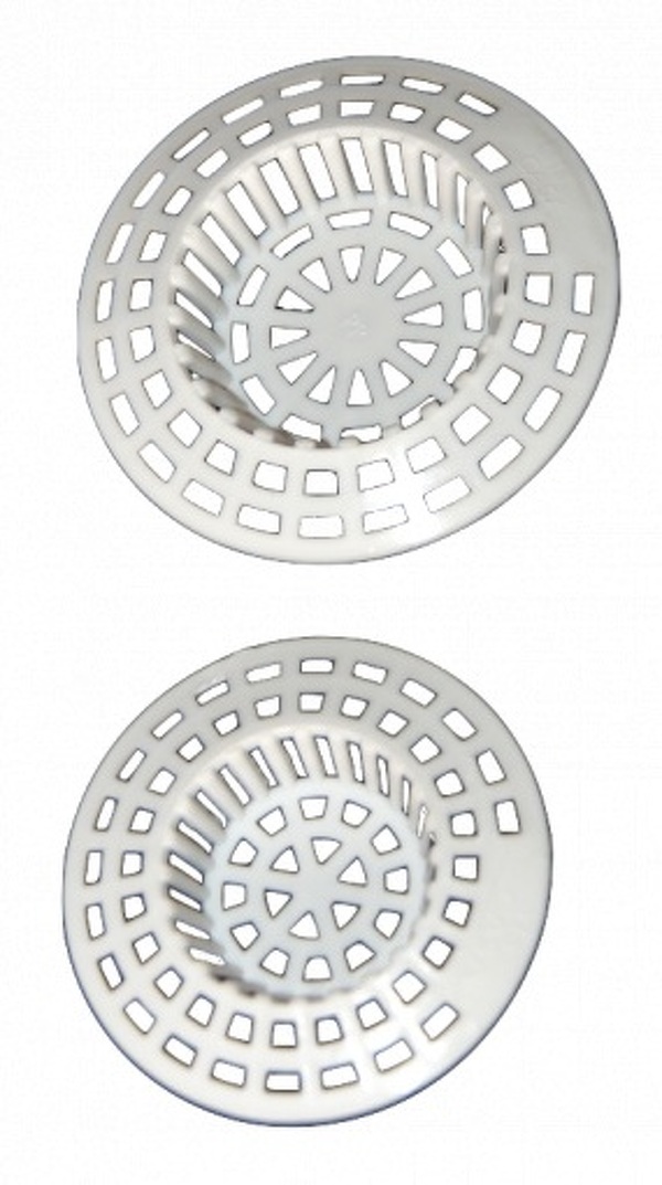 Zdjęcie produktu: Sitko odpływowe, do zlewozmywaka, 2 szt. a'la Casa średnica 6 i 7 cm białe
