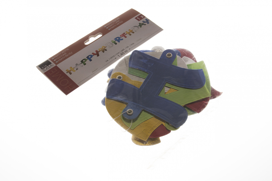 Zdjęcie produktu: Napis na urodziny Happy Birthday 140 cm. a'la Casa Zdjęcie produktu: Napis na urodziny Happy Birthday 140 cm. a'la Casa