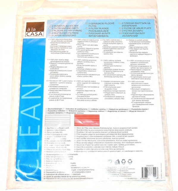 Zdjęcie produktu: Dwa filtry płaskie pochłaniające do okapu a'la Casa