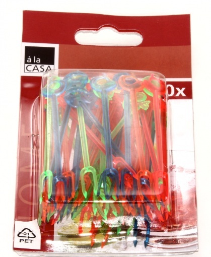 Wykałaczki plastikowe Pickery 50 szt. a'la Casa