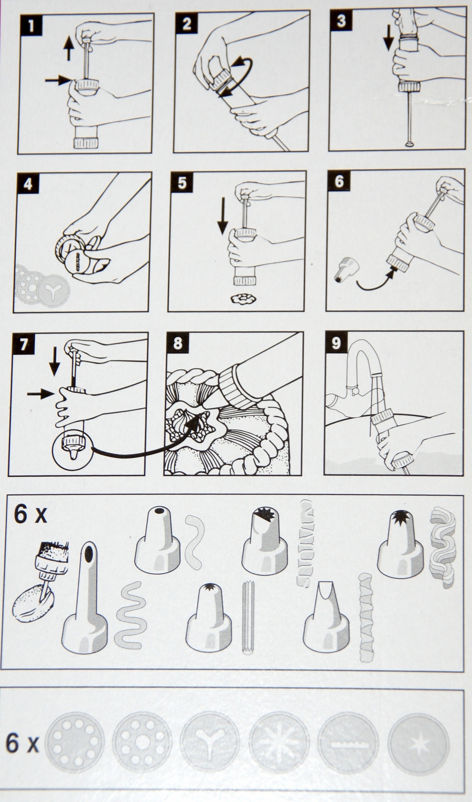 Dekorator, strzykawka, szpryca do wyrobów cukierniczych a'la Casa