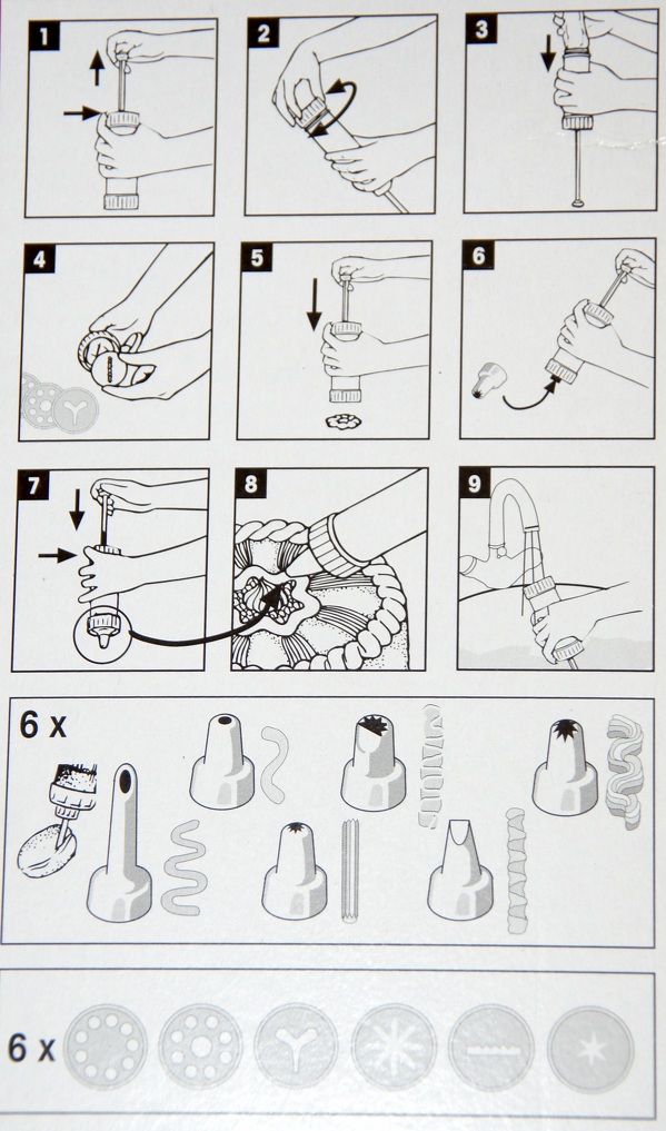 Zdjęcie produktu: Dekorator, strzykawka, szpryca do wyrobów cukierniczych a'la Casa