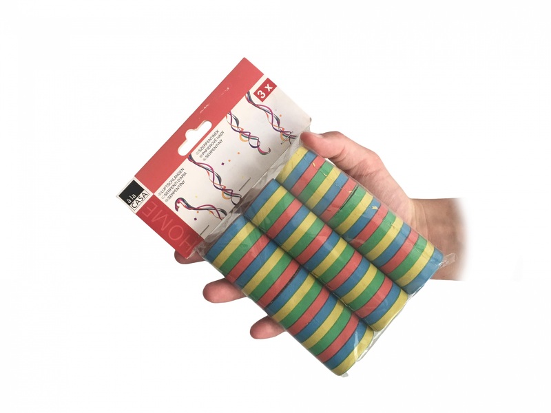 Zdjęcie produktu: Kolorowe Serpentyny 3 szt. a'la Casa