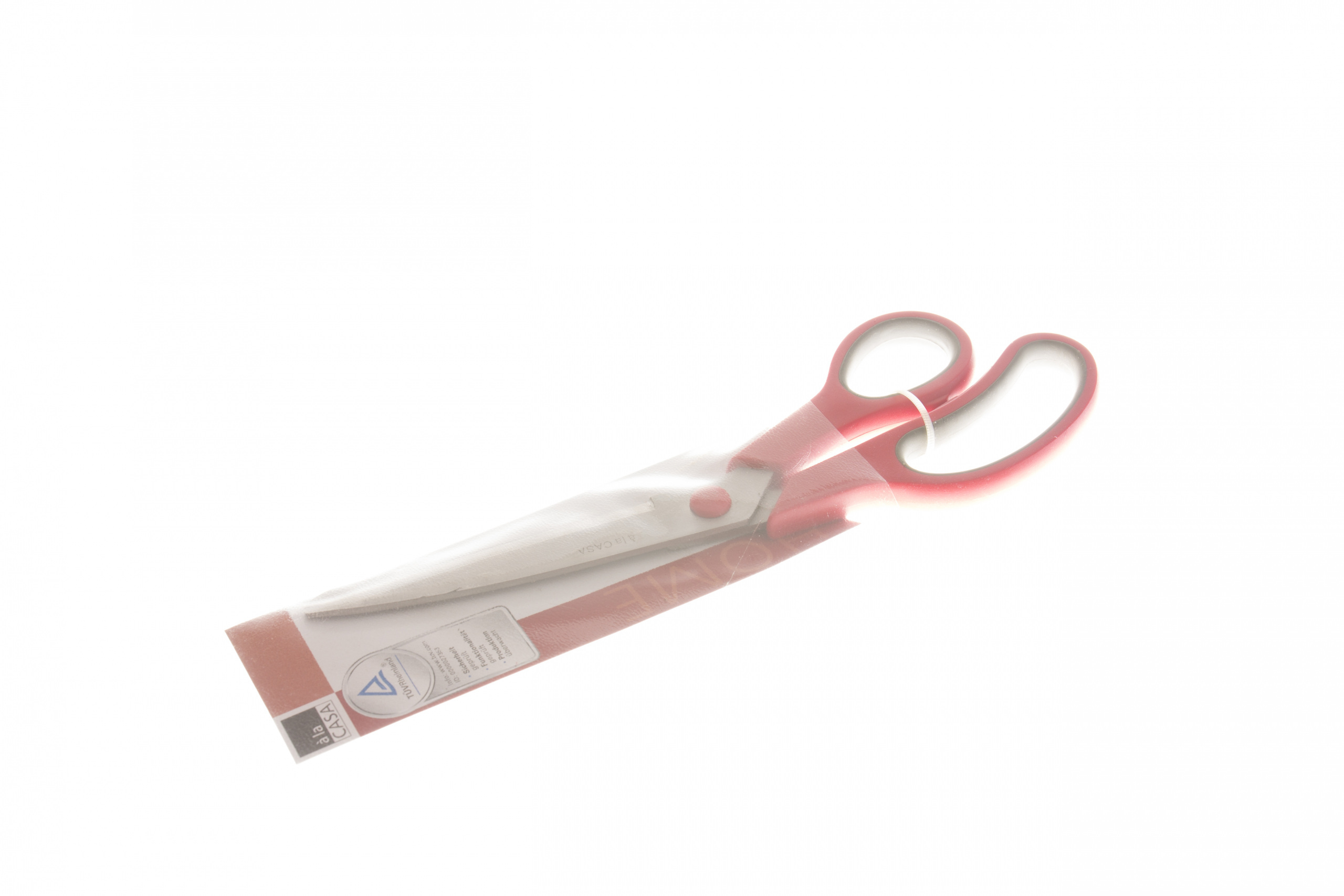 Nożyczki domowe/biurowe, klasyczne, wyjątkowo ostre ostrza o długości 10 cm oraz miękkie wykończenie uchwytów.