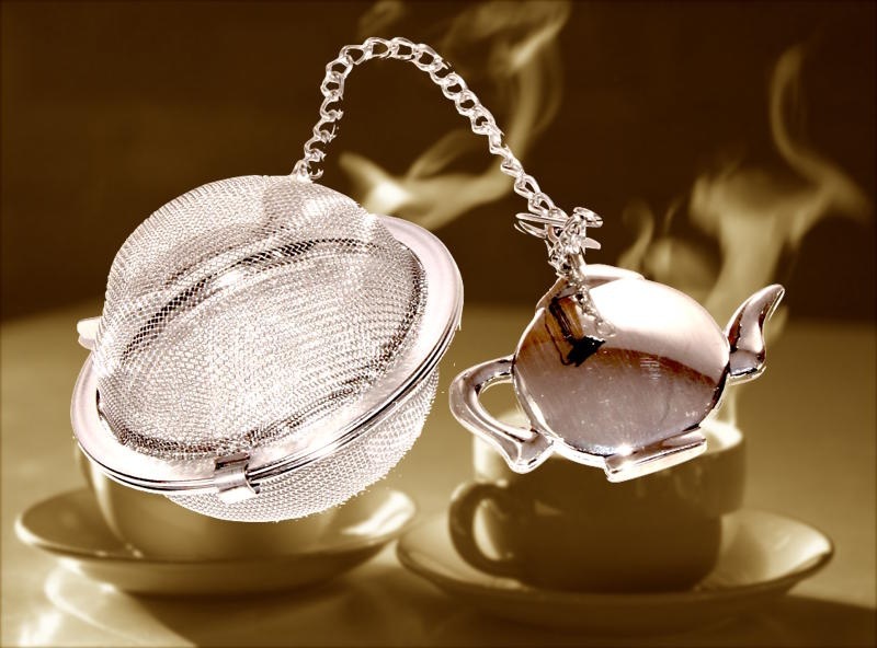 Zaparzaczka do herbaty na łańcuszku a'la Casa