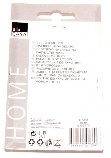 Parasolki do lodów 20 szt. a'la Casa