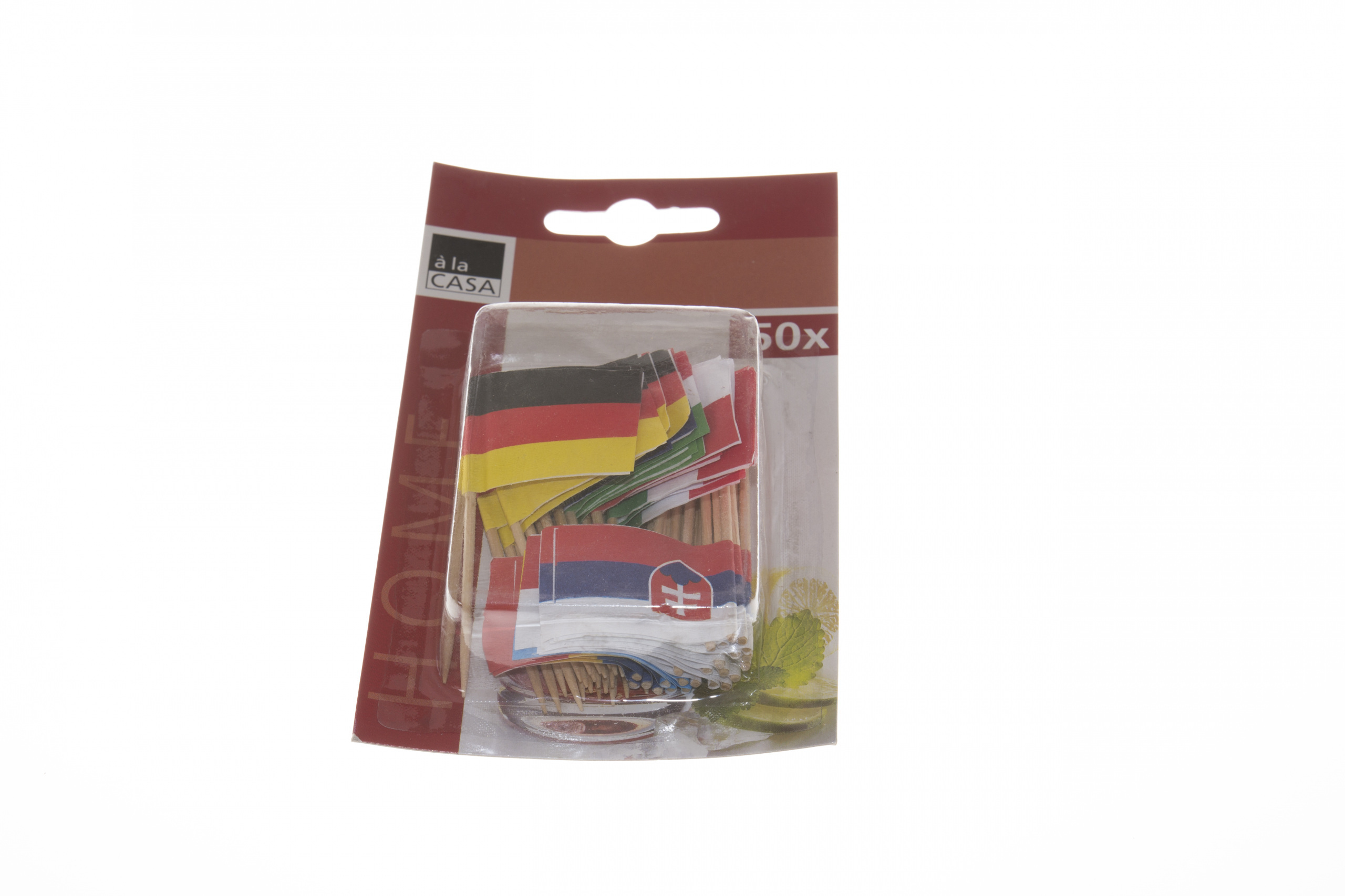 Patyczki, wykałaczki - flagi, 50 szt. a'la Casa Patyczki, wykałaczki - flagi, 50 szt. a'la Casa