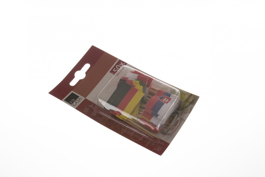 Zdjęcie produktu: Patyczki, wykałaczki - flagi, 50 szt. a'la Casa Zdjęcie produktu: Patyczki, wykałaczki - flagi, 50 szt. a'la Casa