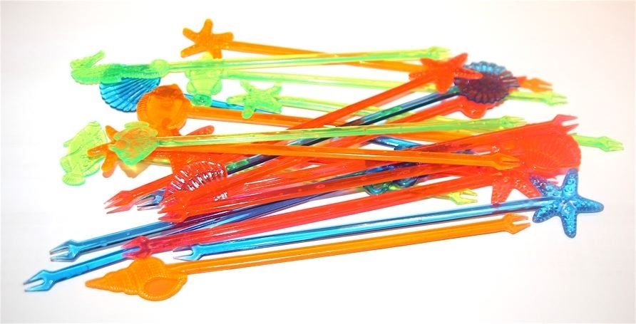 Patyczki koktajlowe z tworzywa sztucznego 18.5 cm 20 szt. a'la Casa