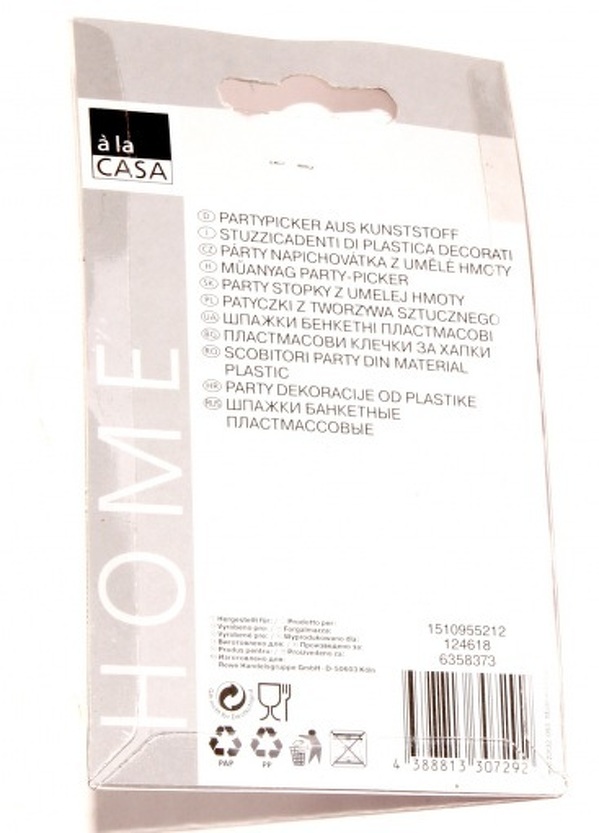 Zdjęcie produktu: Patyczki plastikowe 75 szt.' la Casa