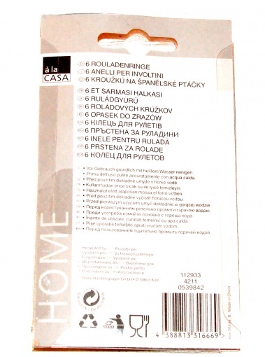 Opaski do zrazów 6 szt.a'la Casa