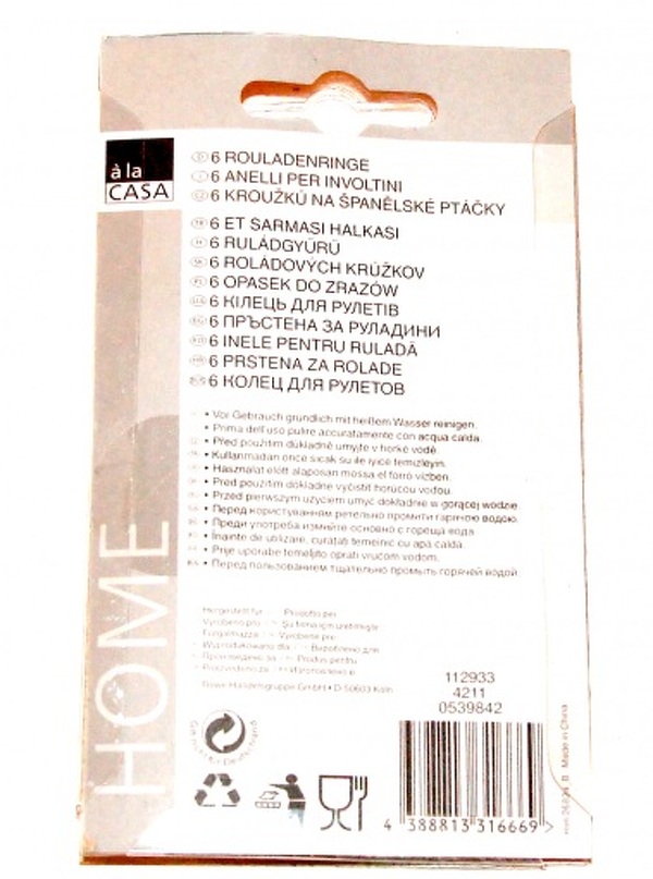 Zdjęcie produktu: Opaski do zrazów 6 szt.a'la Casa