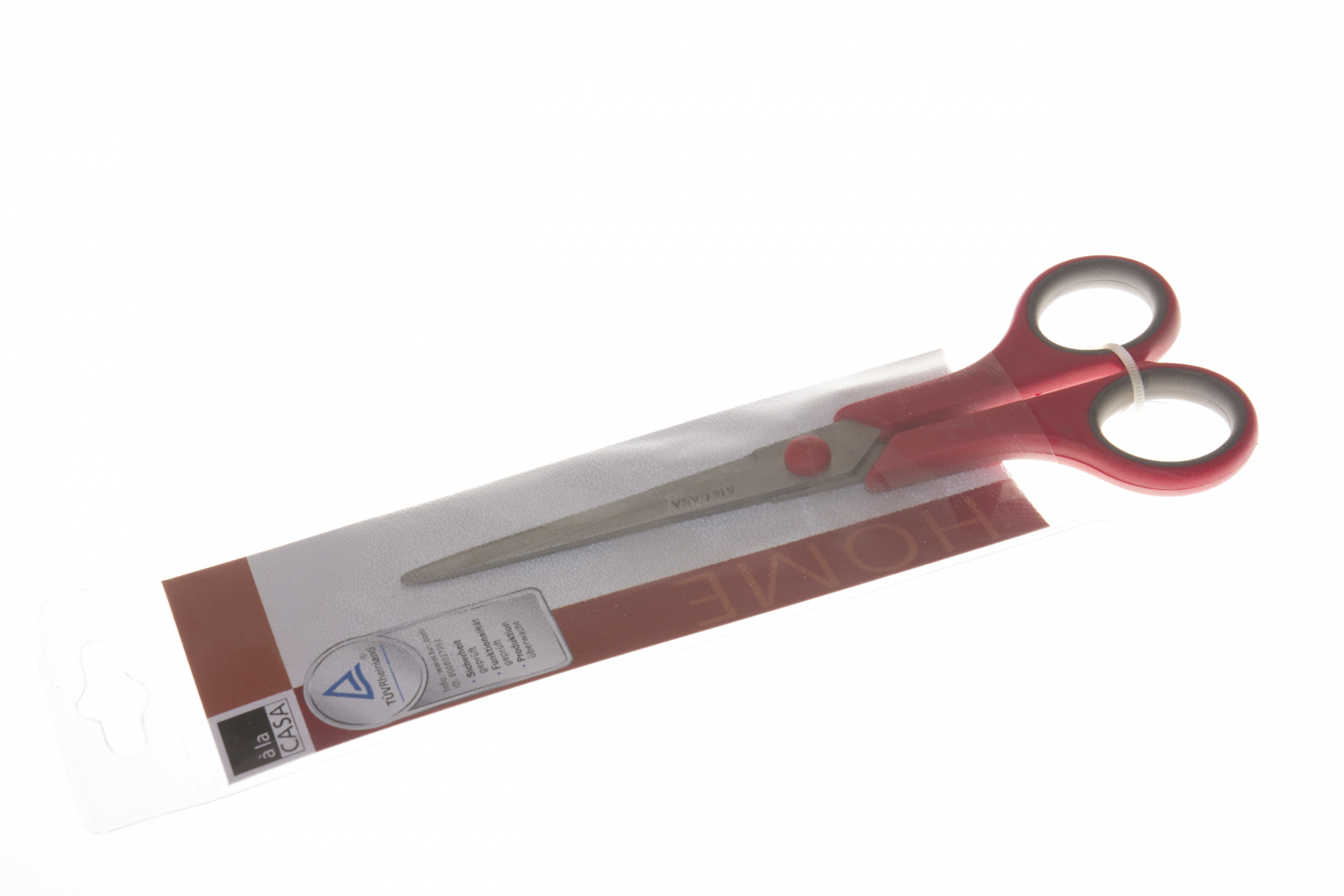 Nożyczki domowe/biurowe, klasyczne, wyjątkowo ostre ostrza o długości 9 cm oraz miękkie wykończenie uchwytów.