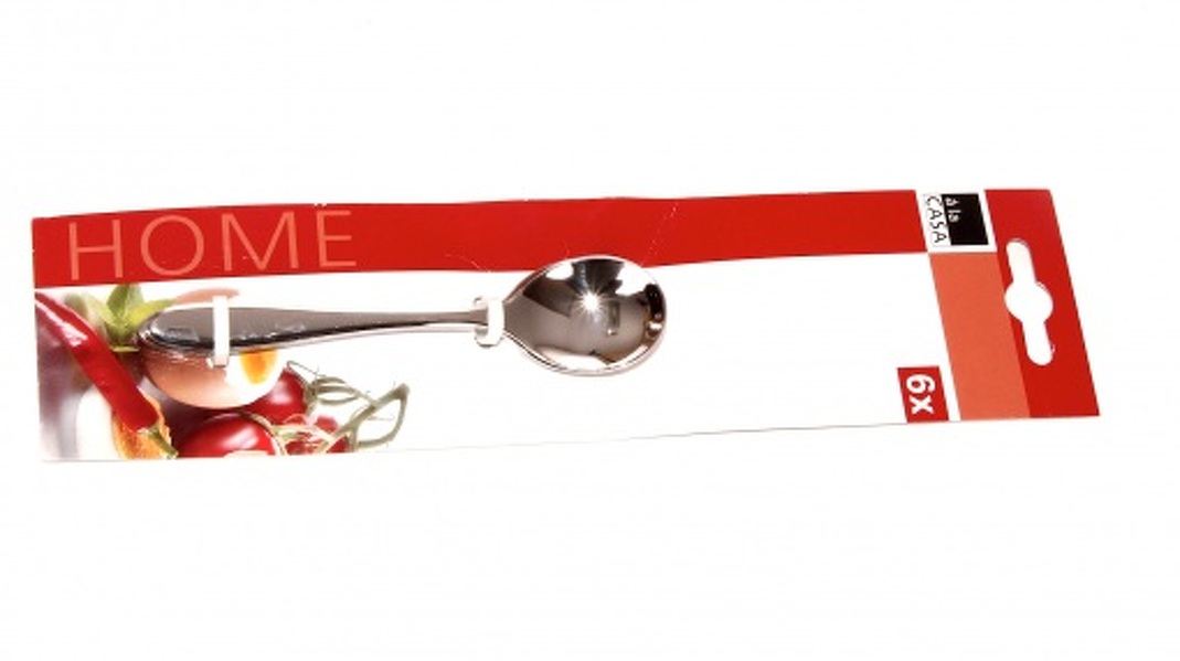 Zdjęcie produktu: Łyżeczki 6 szt. a'la Casa (łyżeczka ze stali szlachetnej, nadaje się do mycia w zmywarkach przemysłowych, idealna do gastronimi)