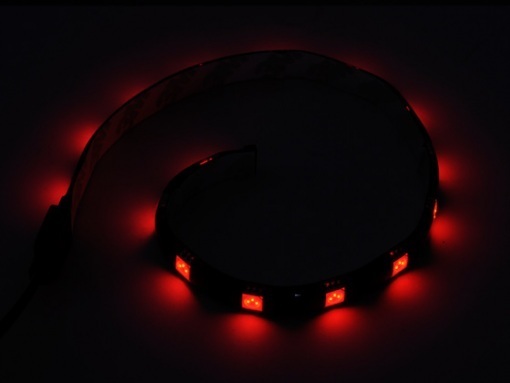 SilverStone LC01 (SST-LS01R) Red, Listwa LED, czerwona