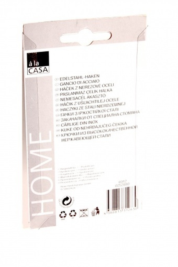 Zdjęcie produktu: Haczyki ze stali nierdzewnej a la Casa Zdjęcie produktu: Haczyki ze stali nierdzewnej a la Casa