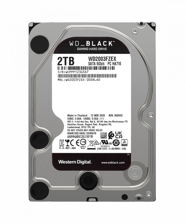 Zdjęcie produktu: Dysk WD Black WD2003FZEX 2TB sATA III 64MB