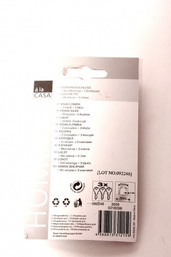 Zdjęcie produktu: Kłódka a'la Casa