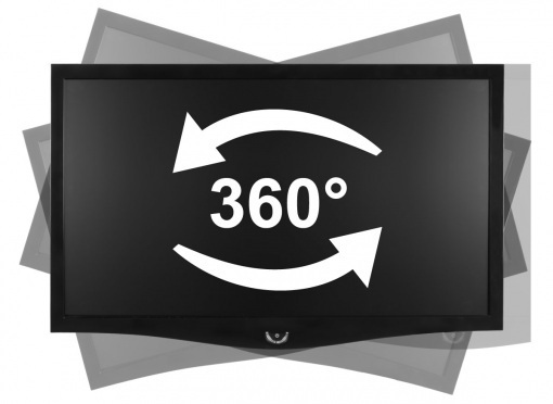 Arctic W1A Black - naścienny uchwyt do monitora 13" - 30" z technologią Quick-Fix