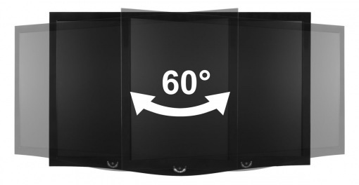 Arctic W1A Black - naścienny uchwyt do monitora 13" - 30" z technologią Quick-Fix