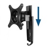 Miniatura zdjęcia: Arctic W1A Black - naścienny uchwyt do monitora 13" - 30" z technologią Quick-Fix