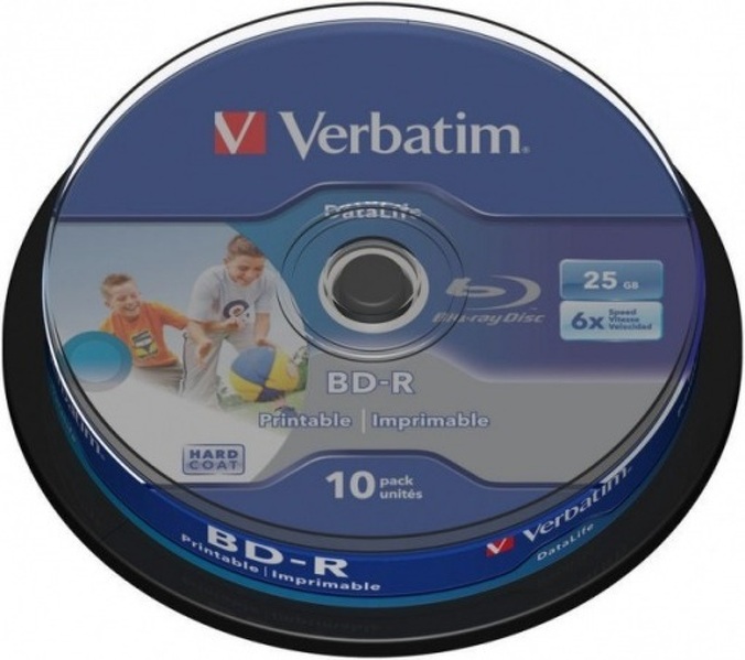 Zdjęcie produktu: Verbatim BLU-RAY BD-R 25GB x6 10szt PRINT NO ID