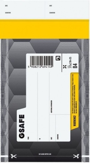 Miniatura produktu: Koperta bezpieczna bankowa B4 Transparentna - przewóz gotówki