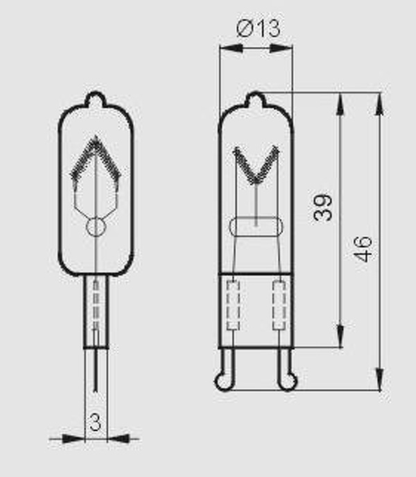 Zdjęcie produktu: Żarówka G9 370 lm 28w 3 szt. Livarno