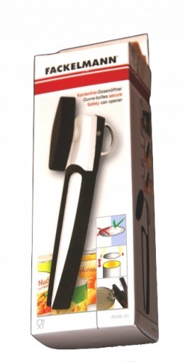 Bezpieczny otwieracz do konserw Fackelmann