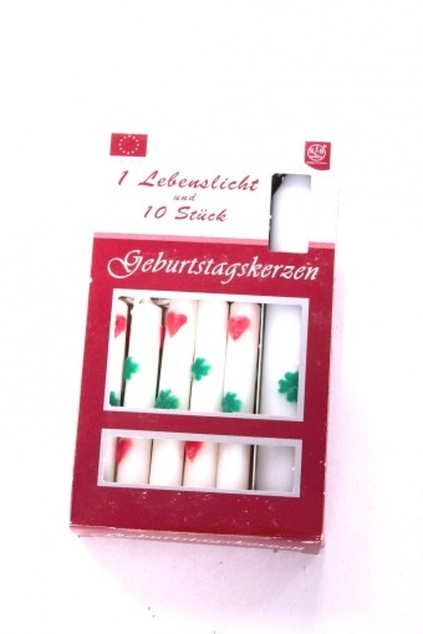 Zdjęcie produktu: Świeczki urodzinowe 10 +1 KCB