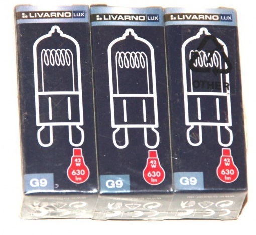 Żarówka G9 630 lm 42w 3 szt. Livarno