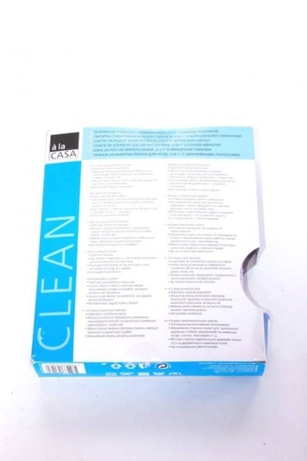 Zdjęcie produktu: Ścierka do podłogi z mikrowłókna "2 w 1" z paskami Sciernymi a'la Casa