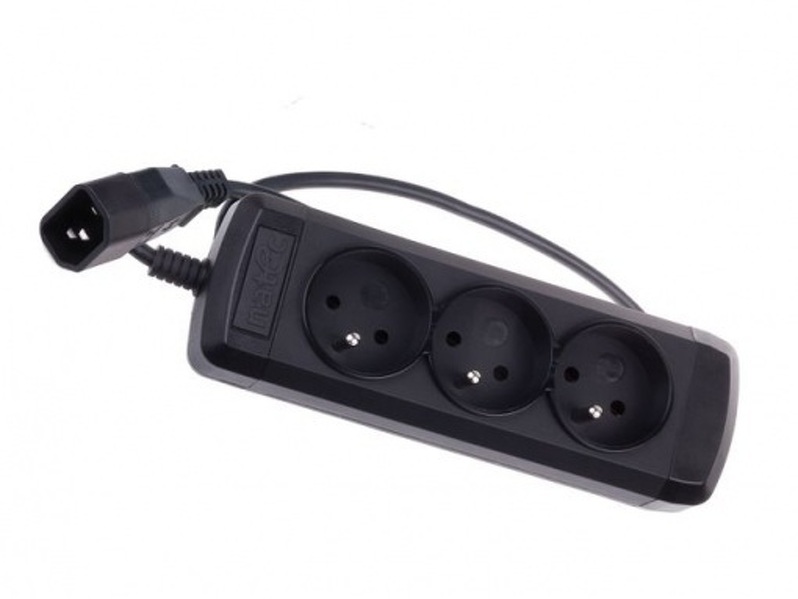 Zdjęcie produktu: Listwa zasilająca Natec Extreme Media UP3 NSP-0517 0.6m UPS, 3 gniazda, czarna